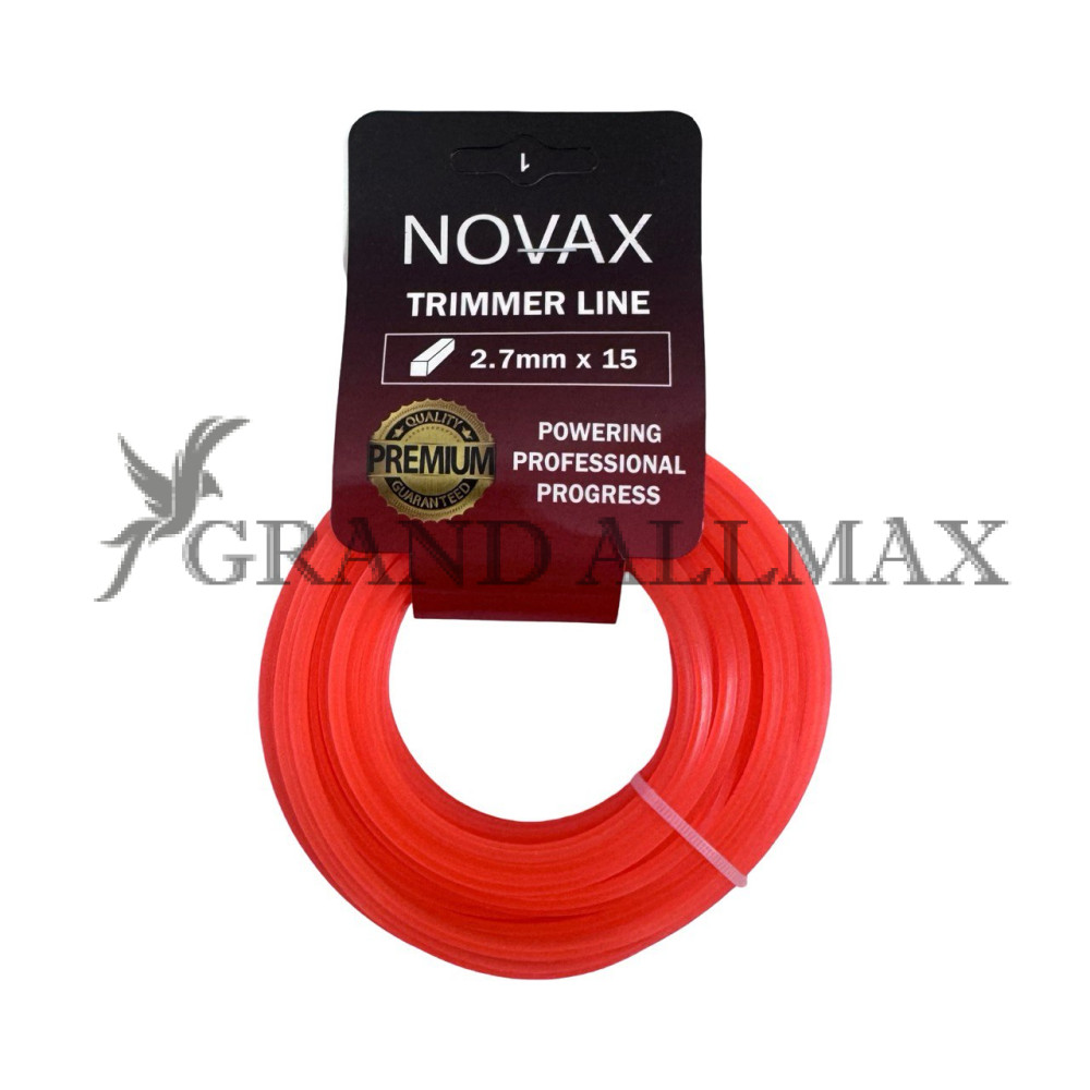 Ліска для бензокоси 2.7х15м Нейлон Новакс Neylon Novax