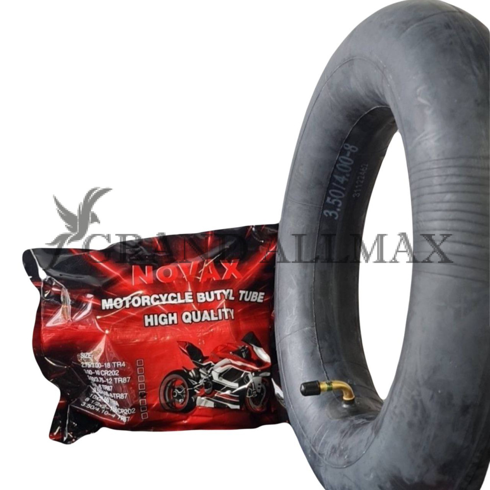 Камера бутилова Novax 3,50/5,00 - 8 TR 87, 90*85 (Гнутий вентіль) 